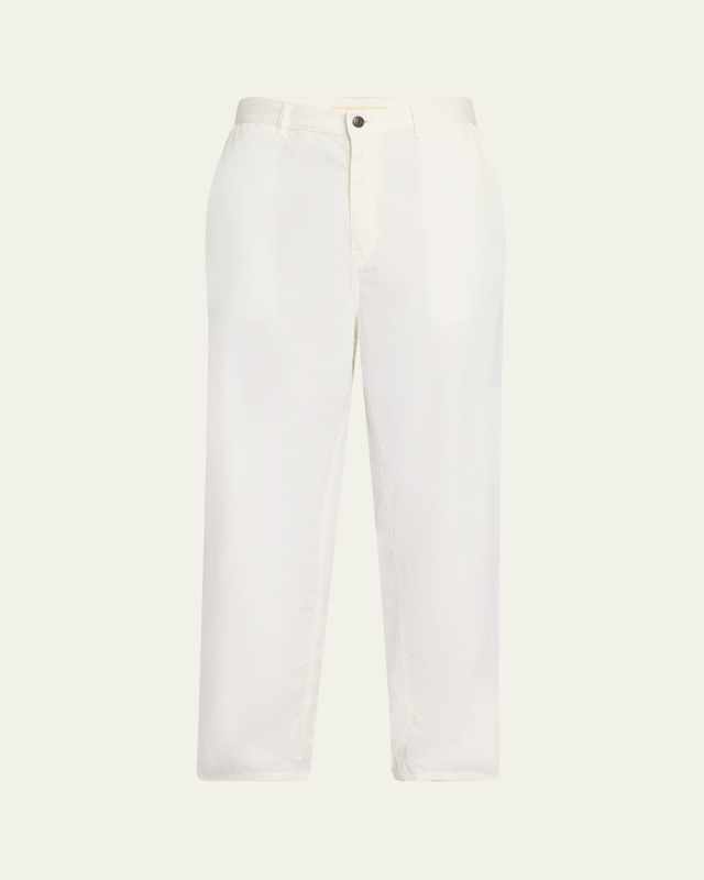 Sharka Cashmere Straight-Leg Carpenter Pants